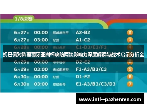 姆巴佩对阵葡萄牙亚洲杯攻防两端影响力深度解读与战术启示分析全